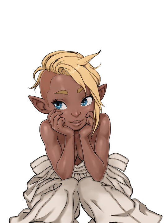 Cel-Shaded White BG Cel-Shaded White BG