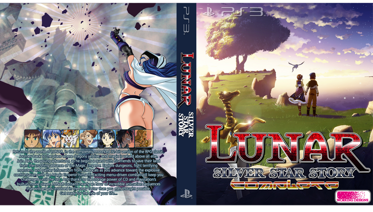 Lunar Silver Star Story Complete Cover Art Lunar Silver Star Story Complete Cover Art